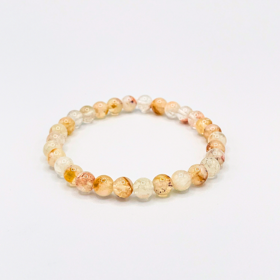 Citrine Bracelet with Varying Shades of Yellow and Orange