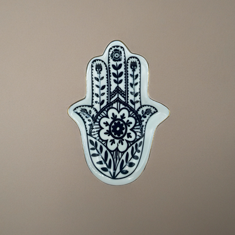 Hamsa hand trinket dish