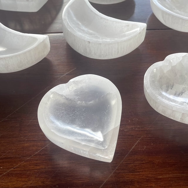Heart Shape Crystal Charging Bowl