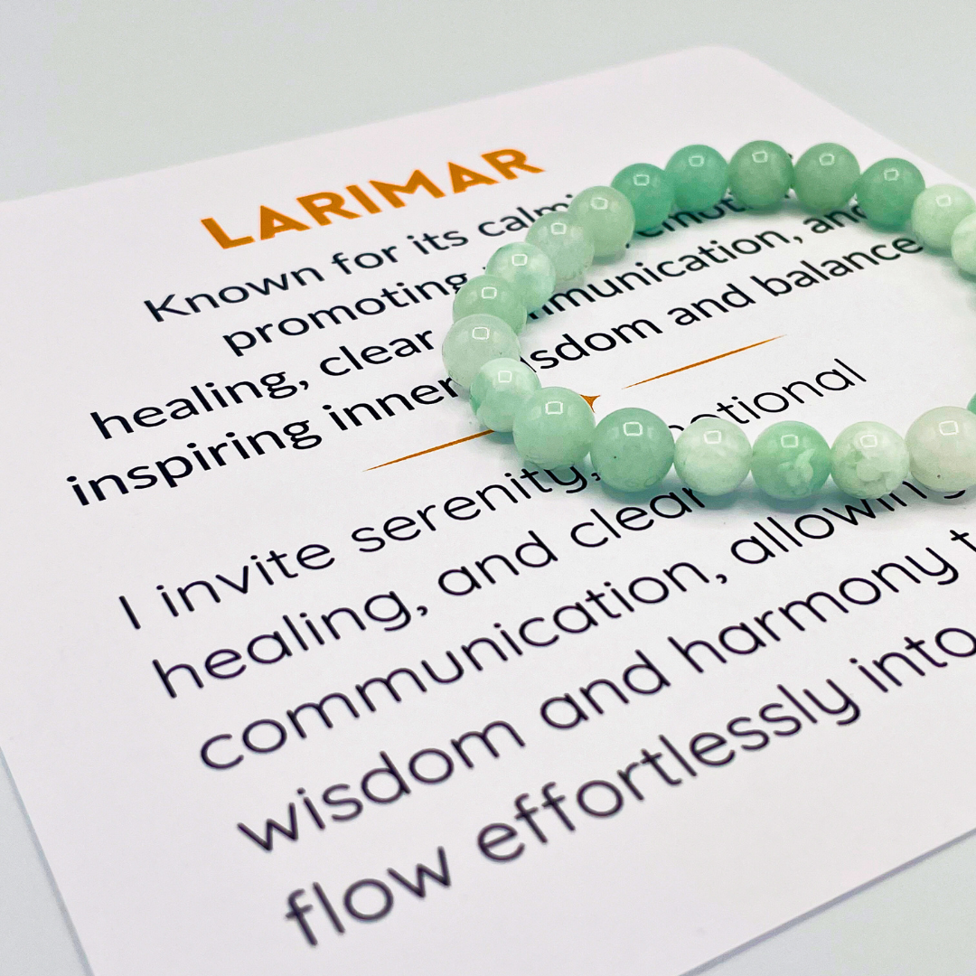Larimar Crystal Bracelet 