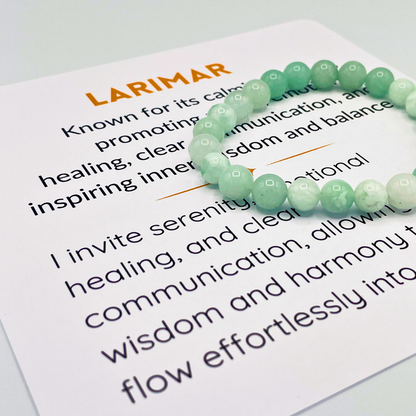 Larimar Crystal Bracelet 