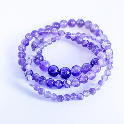 Three Lite Blue Bracelets