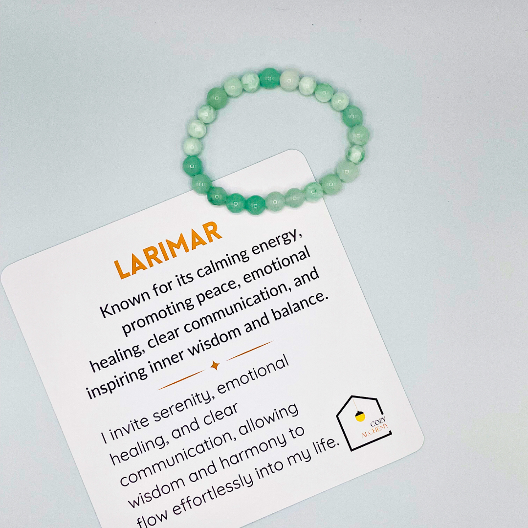 Larimar Crystal Bracelet 